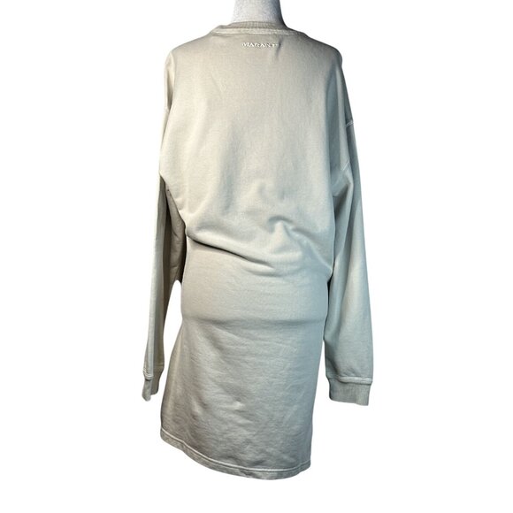 Isabel Marant Etoile Pipper Dress in Ecru 38 New Womens Mini Sweatshirt - Picture 7 of 16